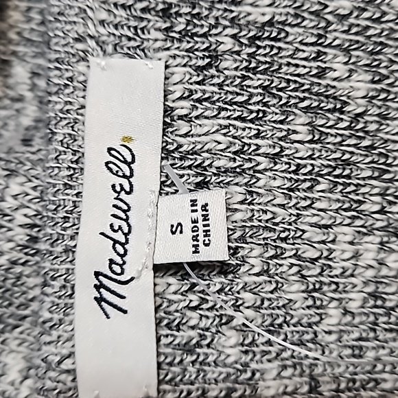 NWT Madewell Wrap Gray Sweater - Picture 5 of 7